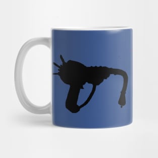 Zombie Pack-a-Punched Ray Gun on Royal Blue Mug